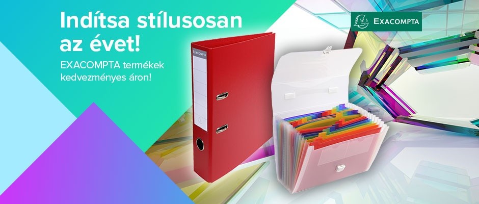 Vásároljon EXACOMPTA termékeket kedvezménnyel!