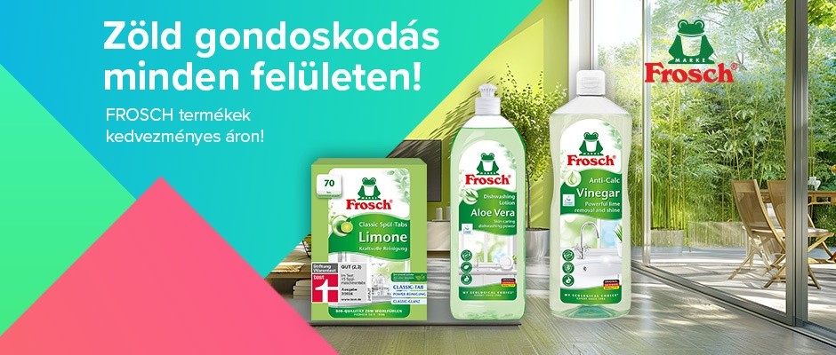 FROSCH termékek kedvezménnyel!