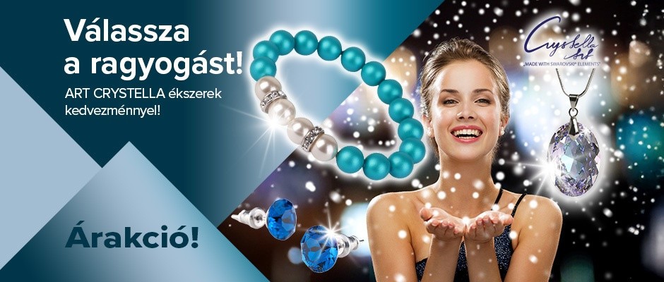 ART CRYSTELLA ékszerek kedvezménnyel!
