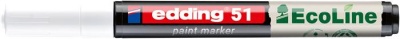 Lakkmarker, 1-2 mm, EDDING "51", fehér