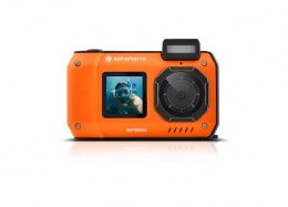 Fényképezőgép, digitális, vízálló, dupla kijelző, AGFAPHOTO Realishot "WP9500", narancs-fekete