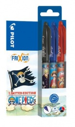 Rollertoll, 0,35 mm, nyomógombos, PILOT "Frixion Ball One Piece", 3 különböző szín